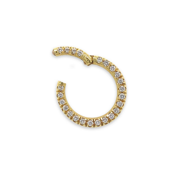 14K Yellow Gold and Moonstone Rondel Necklace
