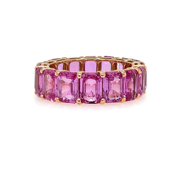 18K Pink Sapphire Ring