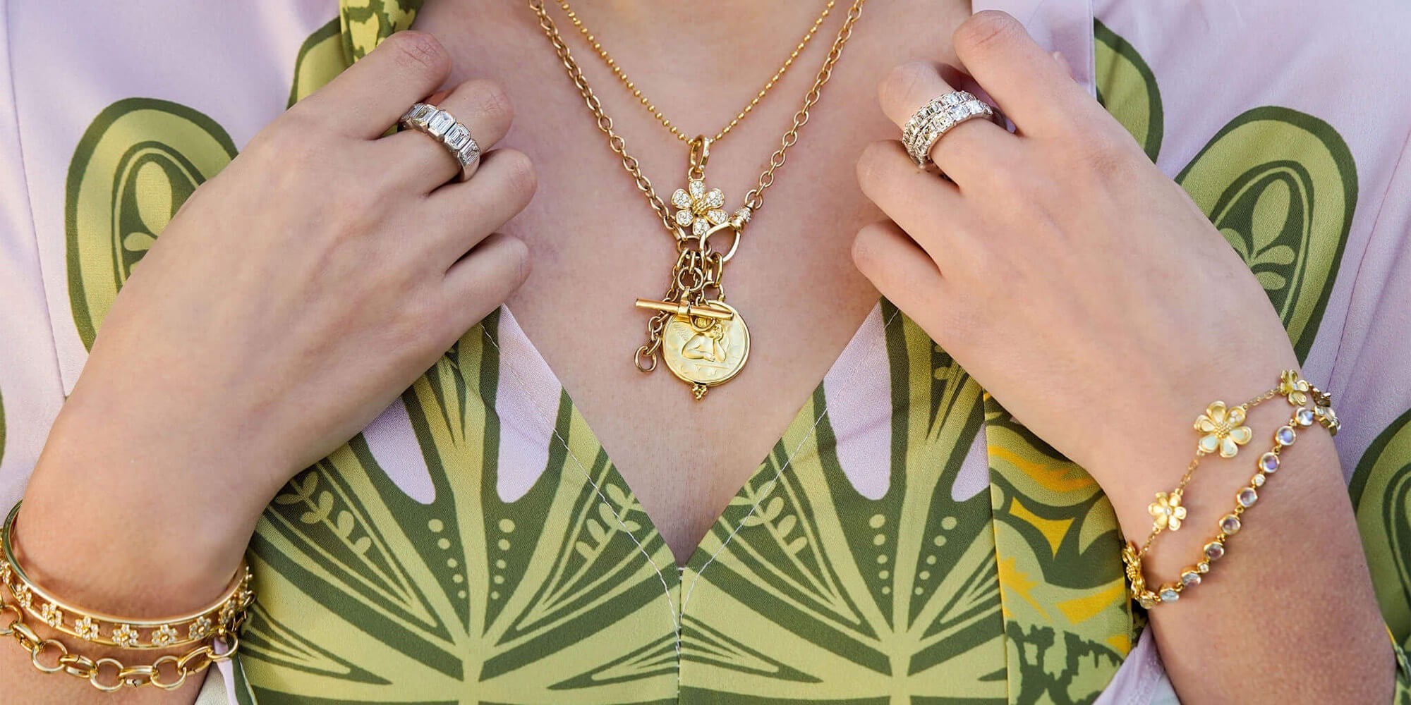 woman wearing fine jewelry