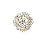 Estate 18K Yellow Gold and Diamond Ring