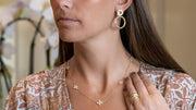 LPL Signature Collection 18k Yellow Gold and Diamond "Victoria" Drops