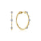 large gabriel diamond hoop earring