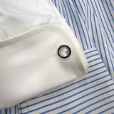 Mother of Pearl and Onyx Cuff Links