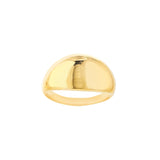 14K Gold ring on a white background