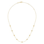 14K YG Beaded Bujukan Station Necklace