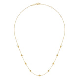 14K YG Beaded Bujukan Station Necklace