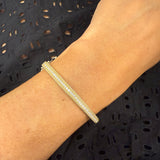 Gold and Diamond Bangle