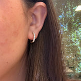 Diamond Hoop Earrings, 1.0 Carat