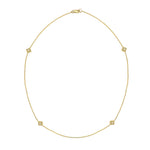 14k Clover DBY with Diamonds