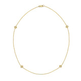 14k Clover DBY with Diamonds