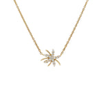 14k Yellow Gold Star Pendant Necklace
