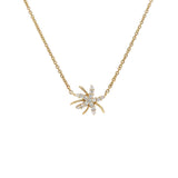 14k Yellow Gold Star Pendant Necklace