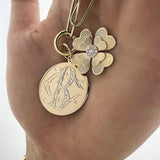 Gold Disc Pendant