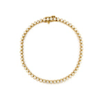 14k yg bezel diamond tennis bracelet 