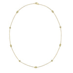 14kt Yellow Gold Mix Shape DBY necklace 