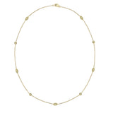 14kt Yellow Gold Mix Shape DBY necklace 