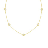 'Parker' 5 Station Diamond Necklace, 2.5 carats