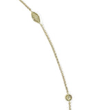 14kt Yellow Gold Mix Shape DBY necklace 