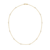 Twelve Station Diamond Necklace, 1.0 Carats