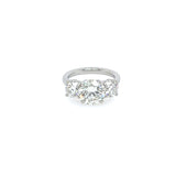 Three Stone Round Diamond Ring