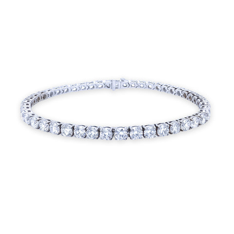 18k White Gold Diamond Tennis Bracelet