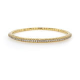 18K Yellow Gold Diamond Stretch Bracelet