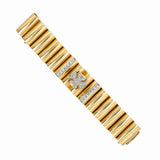 Estate 14K Yellow Gold Bracelet with Diamonds