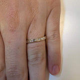 Art Deco Channel Set Diamond Band