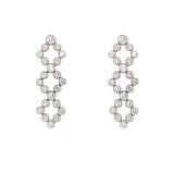 18K WG Diamond Earrings 