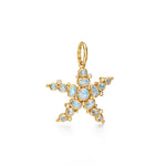 18K YG Medium Sea Star Pendant 