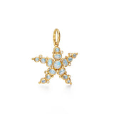 18K YG Medium Sea Star Pendant 