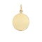 18k Yellow Gold 1 inch Disc Charm