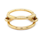 18k yellow gold double row bracelet 