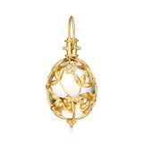 18k yg large vine amulet