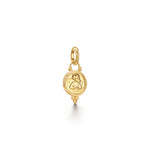 18k yg small temple angel