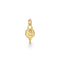 18k yg small temple angel
