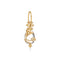 18k yg small vine amulet