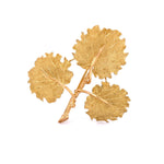 18K yellow gold estate Buccellati Singed Pin 