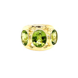 14K Yellow Gold Peridot Ring