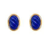 Estate Lapis Earrings