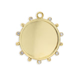 LPL Signature Collection Beaded Disc with Diamonds