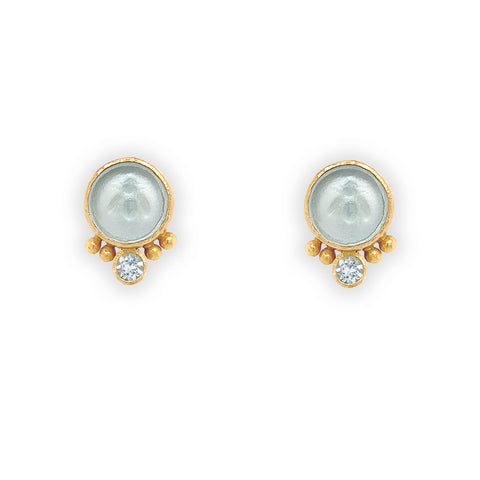 Estate Slane & Slane Yellow Gold Studs