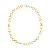 14K Yellow Gold Circle Link Chain