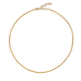 14K Yellow Gold Adjustable Wire Choker