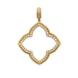 18k Yellow Gold Diamond Pendant