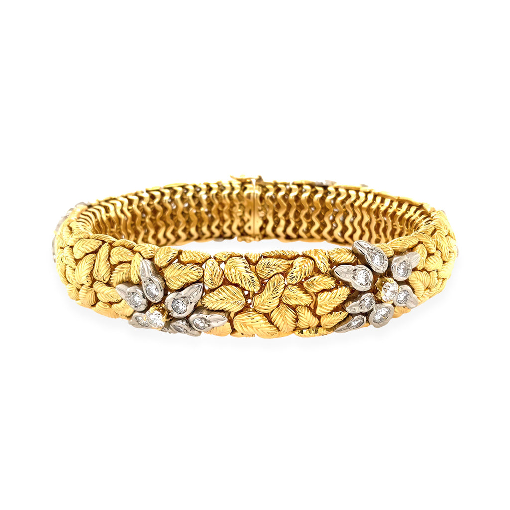 14k Yellow Gold Wide Cuff – Laura Pearce Ltd.