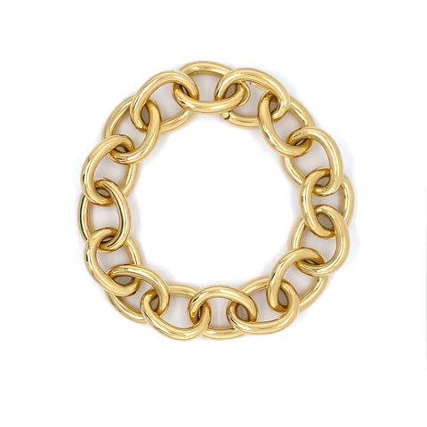 18K Yellow Gold Link Bracelet