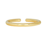 Estate 18K Yellow Gold Large Open Bangle