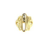 18kt Yellow Gold Monogram Ring