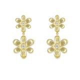 Double Flower Diamond Drops